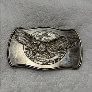 Silver Eagle Belt Buckle